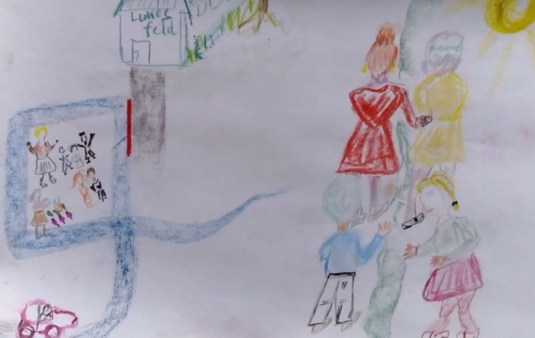 Iris Traum 4 Geführtes Zeichnen Dürckeim Rütte